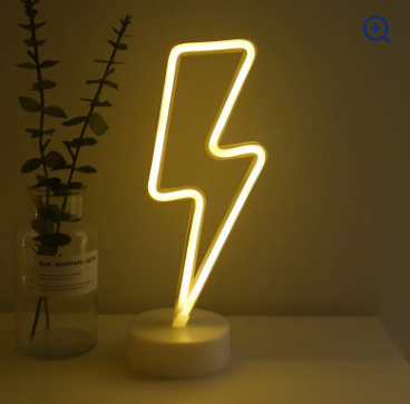 Neon Lights With Round Base