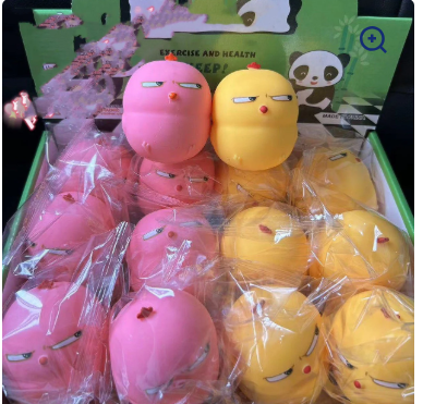 Cute Decompression Squeeze Toy Slow Rebound Tpr Doll Fidget Stress Relief Toys Kids Interesting Gifts