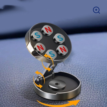Strong Magnetic Rotation Height Adjustable Car Phone Holder